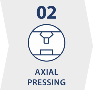 Manufacturing steps 02 - Axial Pressing